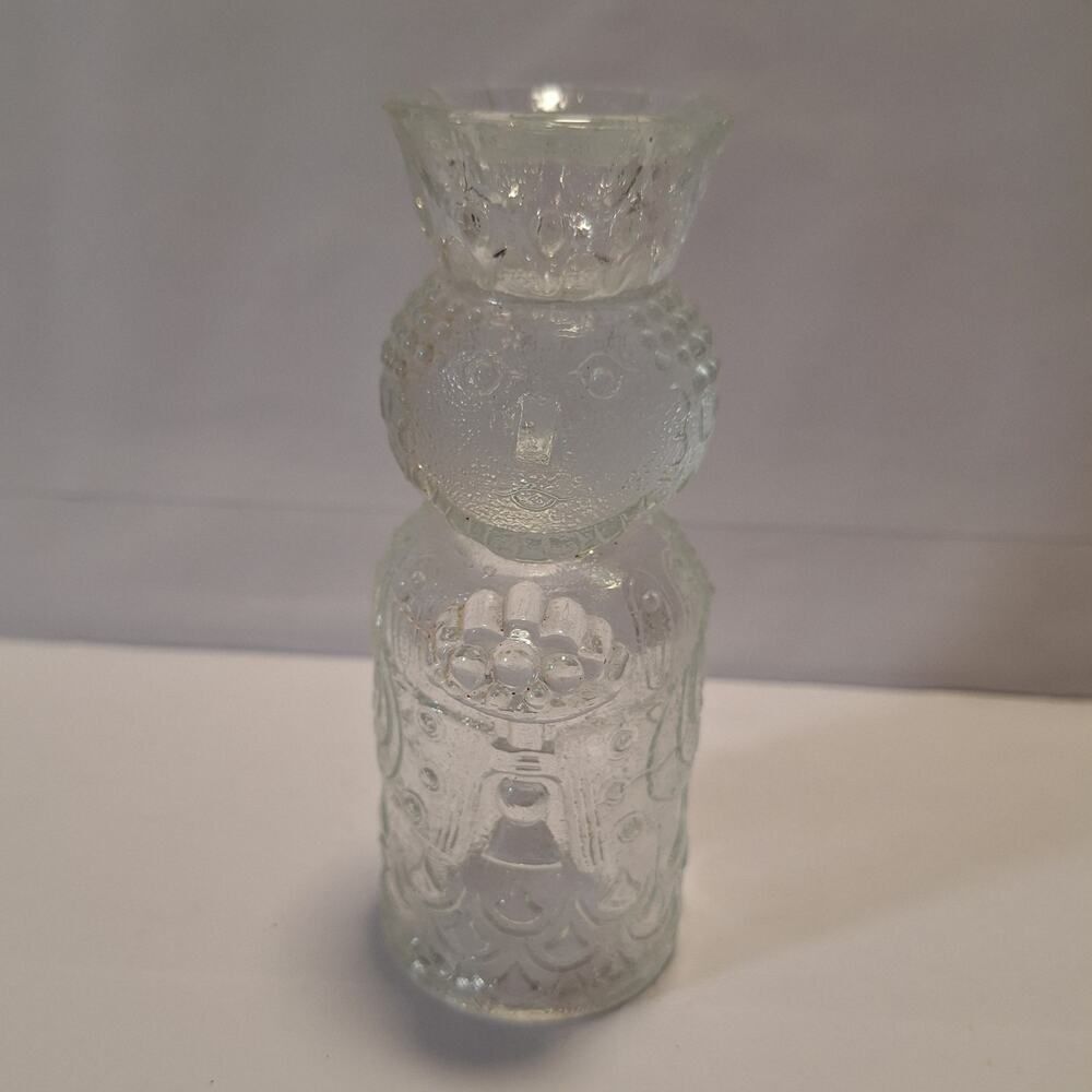 Vintage Bjorn Wiinblad Rosenthal 5" Glass Candle Holder Kings Wisemen Christmas